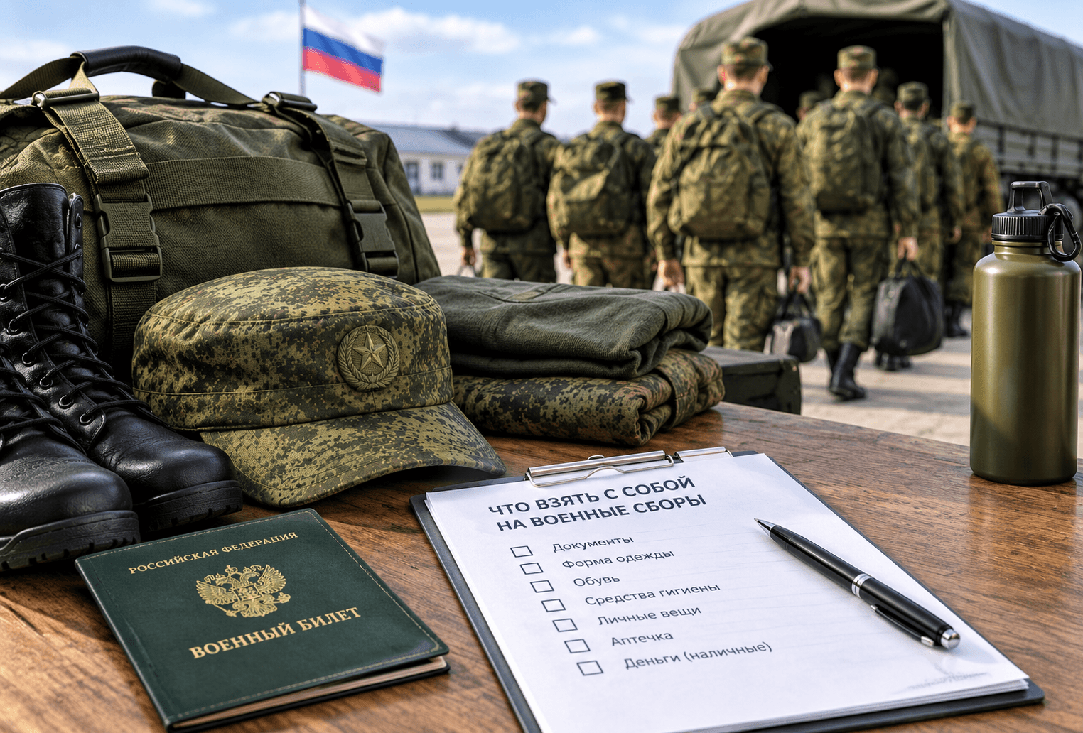 Военные сборы в России — призывной возраст, прохождение сборов и необходимые вещи