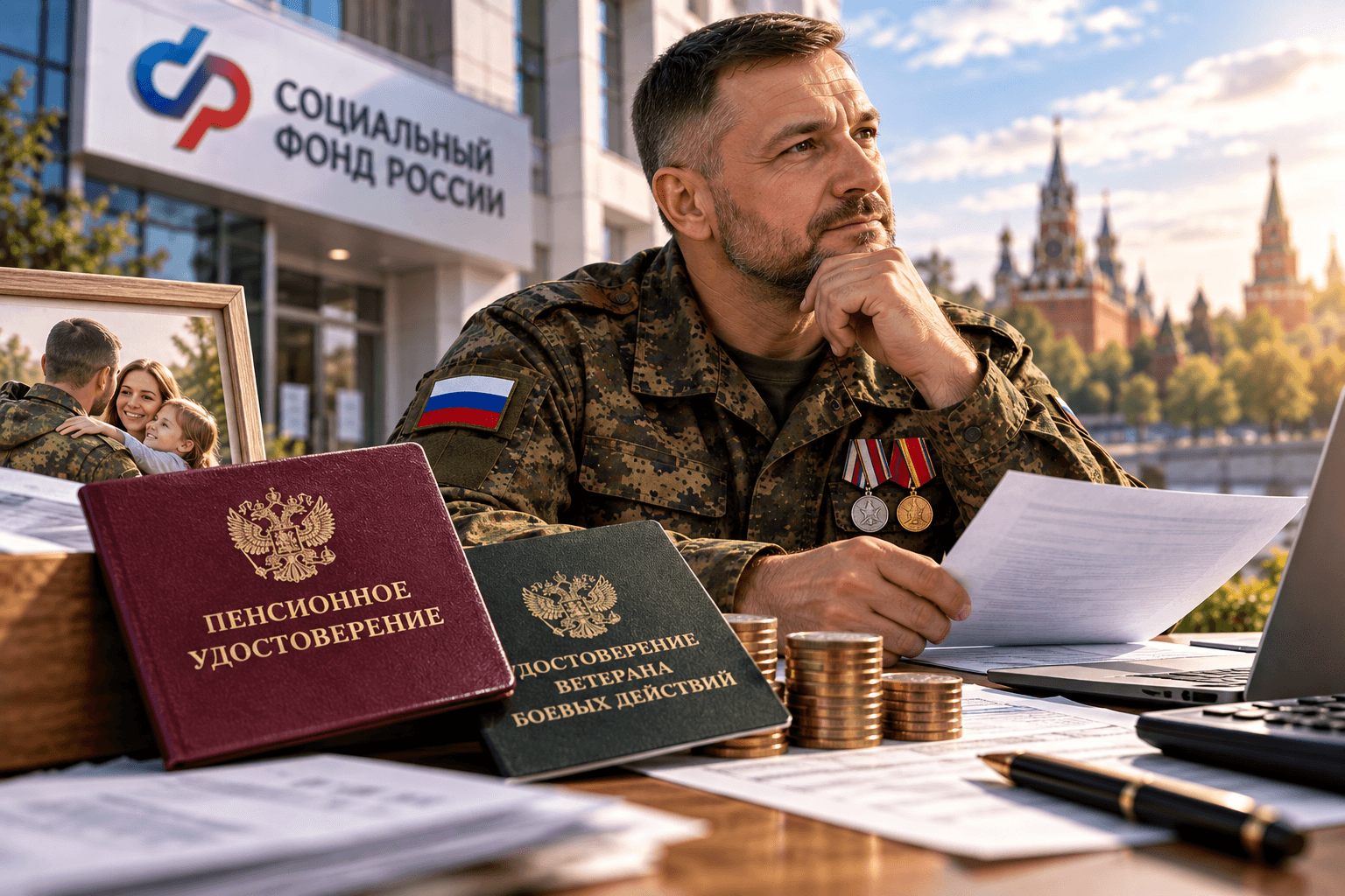 Пенсия ветеранам боевых действий