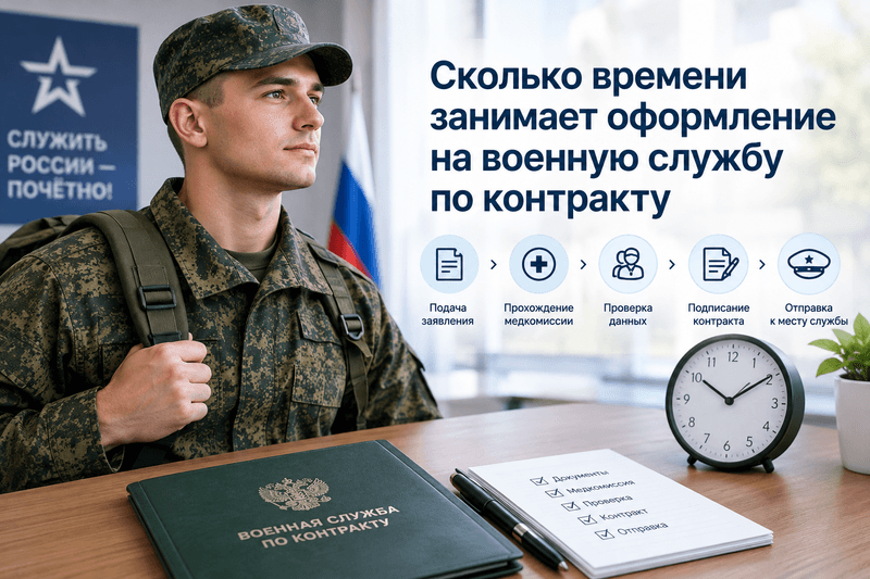 Оформление на военную службу по контракту