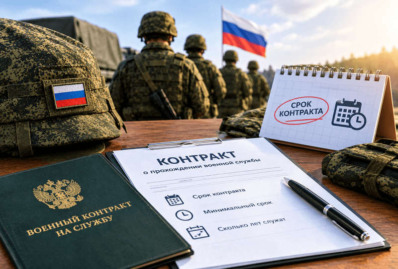 На какой срок заключается контракт на СВО — срок службы и минимальный срок контракта